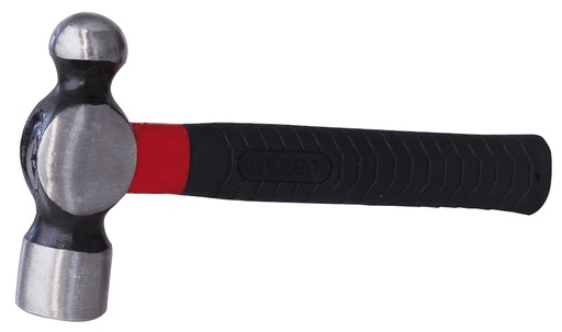 [1324FVS] Martillo de bola forjada con mango de fibra de vidrio anti-vibración corto de 9", 24 oz