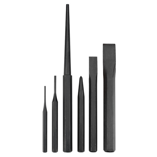 [NO.8] Juego de puntos, punzones, cinceles y botadores, 12 piezas