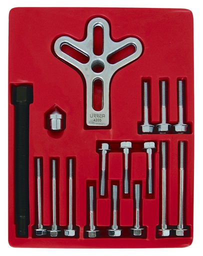 [4205] Juego de extractor automotriz de volante tipo C, 17 piezas