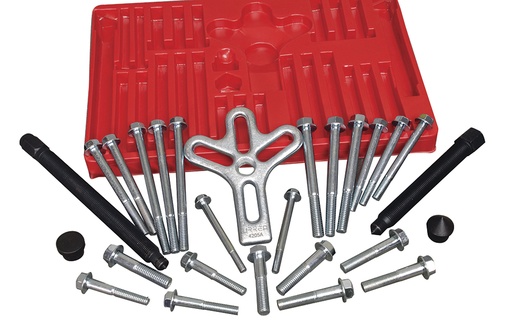 [4205A] Juego de extractor automotriz de volante tipo C, 25 piezas