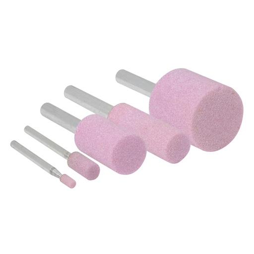 [APM5W] Juego de 5 puntas montadas óxido de aluminio rosas tipo W
