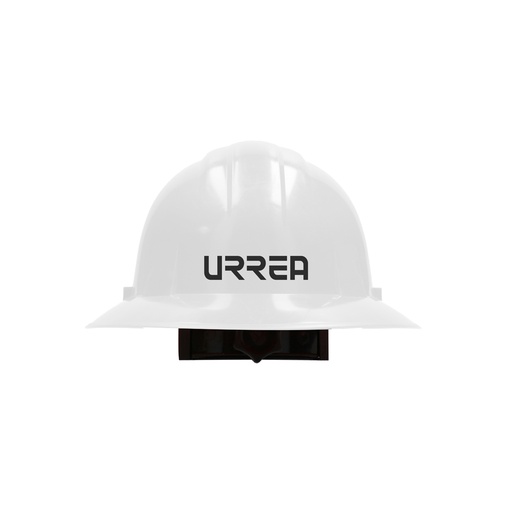 [USH04W] Casco de seguridad con ajuste de matraca ala ancha, color blanco