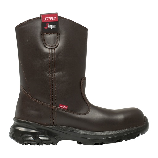[USZP4] Botas de seguridad tipo roper con casquillo de acero #24 cm