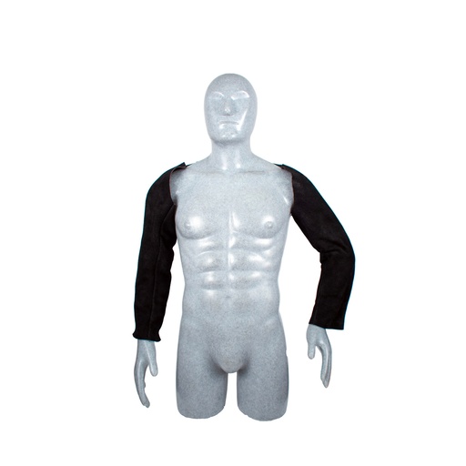 [USS3] Mangas de carnaza para soldar color negro, 57 cm