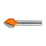 [11466] Broca para router, corte en 'V', 1/2', Truper BROU-V1/2