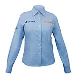[63102] Camisa azul para dama, manga larga talla M, Truper CAM-AZ-DLM
