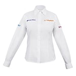 [63108] Camisa blanca para dama, manga larga talla G, Truper CAM-BCO-DLL