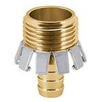 [101731] Conector 1/2' macho tipo garra de aluminio, Truper CM-1/2AG