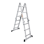 [100495] Escalera multiposición 12 peldaños, Tipo I, Truper ESMU-112