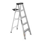 [16742] Escalera de tijera tipo III 4 escalones y bandeja, Truper EST-34