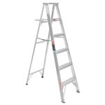 [10450] Escalera de tijera 100% aluminio tipo ll 5 peldaños, Truper ESTA-25