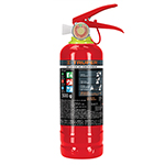 [101172] Extintor portátil recargable 0.5 kg, polvo tipo ABC, Truper EXT-500