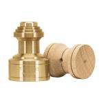 [11820] Plomada de latón 8 oz tipo Guatemala, Truper PLOM-8G