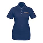 [60474] Playera tipo polo azul, para dama, talla CH, Truper POL-AD-C