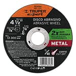 [101454] Disco para corte de metal 4-1/2' tipo 41, Truper Expert ABT-335
