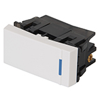 [47045] Interruptor sencillo 1 módulo, línea Española, color blanco APSE-EB