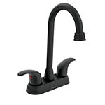 [45623] Mezcladora negro mate 4' p/lavabo, tipo bar, palanca, Aqua AQM-62M