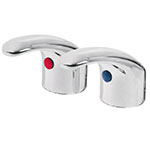 [49781] Juego 2 manerales tipo palanca para lavabo, Foset Aqua AQMM-62
