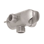 [49961] Desviador de 3 vías para brazo con soporte, satín, Riviera AR-04N