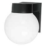 [46344] Arbotante de LED 8 W tipo globo luz cálida, Volteck ARB-001L