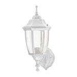 [47288] Arbotante tipo farol soportado blanco, lámpara no incluida ARB-100S