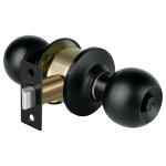 [47911] Cerradura pomo, negro, esfera, baño, Hermex CEPO-61B