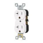 [47721] Contacto dúplex, 2 polos 3 hilos, 20 A, Standard, blanco CODO-MSB