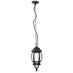 [46343] Arbotante de LED 8 W tipo farol colgante negro, Volteck COL-101L