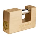 [43353] Candado antipalanca, 75mm, cuerpo de latón, llave tetra COR-75X