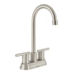 [49942] Mezcladora satín 4' para lavabo cuello tipo bar, Element ELM-43N