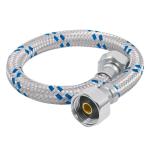 [49125] Manguera para WC, aluminio, 35 cm, 1/2' x 7/8', Foset FWC-35