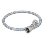 [49127] Manguera para WC, aluminio, 60 cm, 1/2' x 7/8', Foset FWC-60