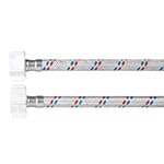 [49769] Manguera WC, aluminio, 1/2'x7/8', 50 cm, plást/plást, Basic FWC-PP50P