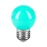 [46027] Lámpara LED tipo bulbo G45 1 W color verde, caja, Volteck LED-1VE