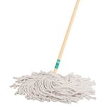 [57061] Trapeador tipo mechudo, 450 g con bastón de 120 cm, Klintek MECH-450