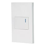 [45600] Placa armada 1 interruptor de 3vías, 1.5mód, Española,blanco PA-APSE15-EEB
