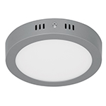 [47347] Luminario gris de LED 12 W redondo tipo plafón luz de día PLA-215L