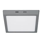 [47448] Luminario LED cuadrado tipo plafón 18 W, gris, luz de día PLA-220L