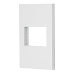 [47044] Placa 1 ventana, 1.5 módulos, línea Española, color blanco PPSE15-EB