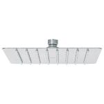 [47739] Regadera cuadrada 8', acero inox, sin brazo, cromo, Túbig R-415S