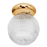 [46628] Luminario decorativo 19x16 cm pantalla cristal, sin lámpara SOB-102S