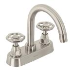 [46754] Mezcladora p/lavabo, bar, manerales redondos, satín, Tubig TBM-61N