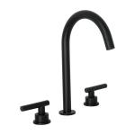 [46758] Mezcladora p/lavabo,taladros separados,palanca,negro,Tubig TBM-92M