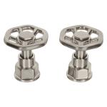 [46870] Juego de 2 manerales para mezcladora, volante, satín, Tubig TBMM-61N