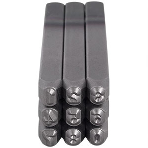 [SP2042] JGO DE NUMEROS 1/8" GOLPE DE ACERO 3mm