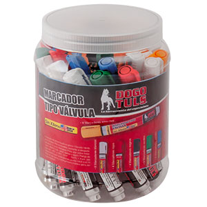 [UK2015] MARCADOR VALVULA DOGOTULS 6 COLORES 30PZ