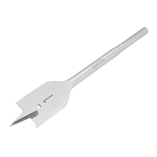 [BP1] Broca para madera de acero al carbono tipo manita 1" zanco de 1/4"