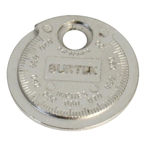 [107336] Calibrador tipo rampa para bujía 0.020" a 0.10"