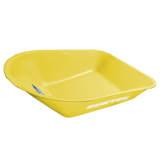 [CS45] Concha para carretilla herraje tipo americano 4.5 Ft3, amarilla