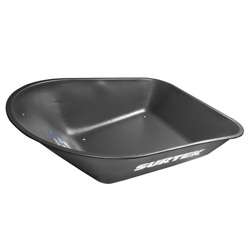 [CS55] Concha para carretilla herraje tipo americano 5.5 Ft3, negra